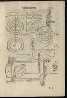 Picture 6 of 9 from Perspectiva : hierinnen auffs kürtzte beschrieben, mit Exempeln eröffnet vnd an Tag gegeben wird, ein newer besonder kurtzer, doch gerechter vnd sehr leichter Weg, wie allerley Ding, es seyen Corpora, Gebäw, oder was möglich zuerdencken vnd in Grund zulegen ist, verruckt oder vnverruckt, ferner in die Perspectif gebracht werden mag, ohn einige vergebliche Linie, Riss vnd Puncten [et]c, dergleichen Weg bisshero noch nicht bekannt gewesen (1595), leaf 58