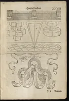 Picture 9 of 9 from Perspectiva : hierinnen auffs kürtzte beschrieben, mit Exempeln eröffnet vnd an Tag gegeben wird, ein newer besonder kurtzer, doch gerechter vnd sehr leichter Weg, wie allerley Ding, es seyen Corpora, Gebäw, oder was möglich zuerdencken vnd in Grund zulegen ist, verruckt oder vnverruckt, ferner in die Perspectif gebracht werden mag, ohn einige vergebliche Linie, Riss vnd Puncten [et]c, dergleichen Weg bisshero noch nicht bekannt gewesen (1595), leaf 74