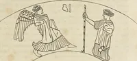 An illustration from Élite des monuments céramographiques; matériaux pour l'histoire des religions et des moeurs de l'antiquité; (1844)
