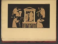 An illustration from Élite des monuments céramographiques; matériaux pour l'histoire des religions et des moeurs de l'antiquité; (1844)