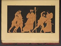 An illustration from Élite des monuments céramographiques; matériaux pour l'histoire des religions et des moeurs de l'antiquité; (1844)