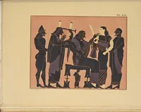 An illustration from Élite des monuments céramographiques; matériaux pour l'histoire des religions et des moeurs de l'antiquité; (1844)