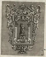 Picture 39 of 41 from Neues Zieratenbuch, den Schreinern, Tischlern oder Küstlern und Bildhauer[n] sehr dienstlich (1650), leaf 102