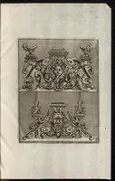 Picture 12 of 41 from Neues Zieratenbuch, den Schreinern, Tischlern oder Küstlern und Bildhauer[n] sehr dienstlich (1650), leaf 38