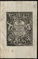 Picture 2 of 41 from Neues Zieratenbuch, den Schreinern, Tischlern oder Küstlern und Bildhauer[n] sehr dienstlich (1650), leaf 4