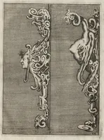 Picture 21 of 41 from Neues Zieratenbuch, den Schreinern, Tischlern oder Küstlern und Bildhauer[n] sehr dienstlich (1650), leaf 62