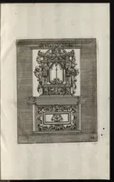 Picture 26 of 41 from Neues Zieratenbuch, den Schreinern, Tischlern oder Küstlern und Bildhauer[n] sehr dienstlich (1650), leaf 74