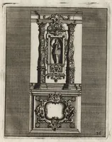 Picture 27 of 41 from Neues Zieratenbuch, den Schreinern, Tischlern oder Küstlern und Bildhauer[n] sehr dienstlich (1650), leaf 78