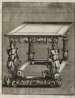 An illustration from Neues Zieratenbuch, den Schreinern, Tischlern oder Küstlern und Bildhauer[n] sehr dienstlich (1650)