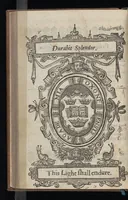 Picture 3 of 45 from Lychnocausia, siue, Moralia facum emblemata = Lights, morall emblems (1638), leaf 15
