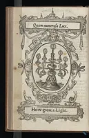 Picture 8 of 45 from Lychnocausia, siue, Moralia facum emblemata = Lights, morall emblems (1638), leaf 25