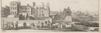 An illustration from Veues de plusieurs petis endrois des fauxbourgs de Paris (1695)