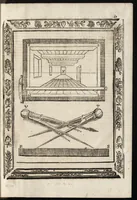 An illustration from Paradossi per pratticare la prospettiva senza saperla, fiori, per facilitare l'intelligenza, frutti, per non operare alla cieca. Cognitioni necessarie à pittori, scultori, architetti, ed à qualunque si diletta di disegno (1683)