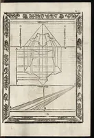 An illustration from Paradossi per pratticare la prospettiva senza saperla, fiori, per facilitare l'intelligenza, frutti, per non operare alla cieca. Cognitioni necessarie à pittori, scultori, architetti, ed à qualunque si diletta di disegno (1683)