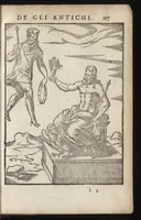 Picture 8 of 33 from Le imagini de i dei de gli antichi : nelle qvali si contengono gl'idoli, riti, ceremonie, & altre cose appartenenti alla religione de gli antichi, con la loro espositione & con bellissime & accomodate figure nouamente ristampate et con esserui citati i luoci de gli autori stessi di donde molte cose sono cauate con molta diligenza riuiste e ricorrette (1581), leaf 178