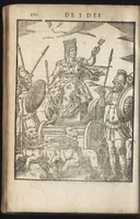 Picture 12 of 33 from Le imagini de i dei de gli antichi : nelle qvali si contengono gl'idoli, riti, ceremonie, & altre cose appartenenti alla religione de gli antichi, con la loro espositione & con bellissime & accomodate figure nouamente ristampate et con esserui citati i luoci de gli autori stessi di donde molte cose sono cauate con molta diligenza riuiste e ricorrette (1581), leaf 231