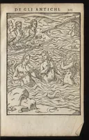 An illustration from Le imagini de i dei de gli antichi : nelle qvali si contengono gl'idoli, riti, ceremonie, & altre cose appartenenti alla religione de gli antichi, con la loro espositione & con bellissime & accomodate figure nouamente ristampate et con esserui citati i luoci de gli autori stessi di donde molte cose sono cauate con molta diligenza riuiste e ricorrette (1581)