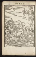 An illustration from Le imagini de i dei de gli antichi : nelle qvali si contengono gl'idoli, riti, ceremonie, & altre cose appartenenti alla religione de gli antichi, con la loro espositione & con bellissime & accomodate figure nouamente ristampate et con esserui citati i luoci de gli autori stessi di donde molte cose sono cauate con molta diligenza riuiste e ricorrette (1581)