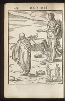 An illustration from Le imagini de i dei de gli antichi : nelle qvali si contengono gl'idoli, riti, ceremonie, & altre cose appartenenti alla religione de gli antichi, con la loro espositione & con bellissime & accomodate figure nouamente ristampate et con esserui citati i luoci de gli autori stessi di donde molte cose sono cauate con molta diligenza riuiste e ricorrette (1581)
