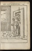 An illustration from Le imagini de i dei de gli antichi : nelle qvali si contengono gl'idoli, riti, ceremonie, & altre cose appartenenti alla religione de gli antichi, con la loro espositione & con bellissime & accomodate figure nouamente ristampate et con esserui citati i luoci de gli autori stessi di donde molte cose sono cauate con molta diligenza riuiste e ricorrette (1581)