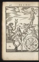 An illustration from Le imagini de i dei de gli antichi : nelle qvali si contengono gl'idoli, riti, ceremonie, & altre cose appartenenti alla religione de gli antichi, con la loro espositione & con bellissime & accomodate figure nouamente ristampate et con esserui citati i luoci de gli autori stessi di donde molte cose sono cauate con molta diligenza riuiste e ricorrette (1581)