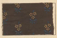 An illustration from Méthode pratique d'impression des tissus en couleurs : mates, dorées, argentées, bronzées, veloutées et perlées : applicable aus étoffes reteintes, aux tissus en pièces, aus rubans, aux peaux, toiles cirées, moleskines, aux papiers de fantaisie, à la chapellerie, aux cachets et marques de fabrique, etc (1873)
