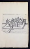 Picture 15 of 29 from Liure d'architecture de Iacques Androuet, du Cerceau : auquel sont contenues diuerses ordonnances de plants et éleuations de bastiment pour seigneurs, gentilshommes, & autres ... : tres-vtile et necessaire a ceux qui veulent bastir, à ce qu'ils soient instruits, & cognoissent les frais & la despense qu'il y conuient faire (1615), leaf 110
