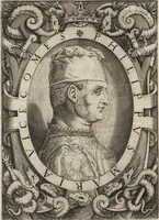 Picture 32 of 36 from Le vite de i dodeci visconti che signoreggiarono Milano (1645), leaf 145