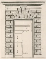 An illustration from Li cinque ordini di architettura et agiuntade (1648)