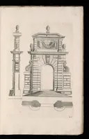 An illustration from Li cinque ordini di architettura et agiuntade (1648)