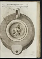 Picture 7 of 48 from De lucernis antiquorum reconditis libb. sex : in quibus earum recens inuentarum adhuc ardentium obseruationes multae primum afferuntur ... : explicatis diligenter abditissimis quaestionibus de ignium causis, origine, varietate, duratione, motu, & extinctu, de antiperistasi, fumo, cinere, lentore, mistis incombustibilibus, brutorum funeribus, & alijs naturae arcanis ... (1652), leaf 124