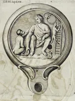 Picture 22 of 48 from De lucernis antiquorum reconditis libb. sex : in quibus earum recens inuentarum adhuc ardentium obseruationes multae primum afferuntur ... : explicatis diligenter abditissimis quaestionibus de ignium causis, origine, varietate, duratione, motu, & extinctu, de antiperistasi, fumo, cinere, lentore, mistis incombustibilibus, brutorum funeribus, & alijs naturae arcanis ... (1652), leaf 469