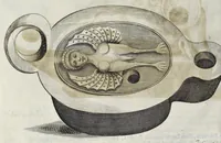 Picture 24 of 48 from De lucernis antiquorum reconditis libb. sex : in quibus earum recens inuentarum adhuc ardentium obseruationes multae primum afferuntur ... : explicatis diligenter abditissimis quaestionibus de ignium causis, origine, varietate, duratione, motu, & extinctu, de antiperistasi, fumo, cinere, lentore, mistis incombustibilibus, brutorum funeribus, & alijs naturae arcanis ... (1652), leaf 479