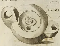 Picture 36 of 48 from De lucernis antiquorum reconditis libb. sex : in quibus earum recens inuentarum adhuc ardentium obseruationes multae primum afferuntur ... : explicatis diligenter abditissimis quaestionibus de ignium causis, origine, varietate, duratione, motu, & extinctu, de antiperistasi, fumo, cinere, lentore, mistis incombustibilibus, brutorum funeribus, & alijs naturae arcanis ... (1652), leaf 539