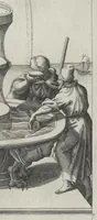 Picture 18 of 37 from La premiere[-seconde] partie des desseins artificiaulx de toutes sortes des moulins : a vent, a l'eau, a cheual & a la main : auec diuerses sortes des pompes & aultres inuentions ... (1617), leaf 258