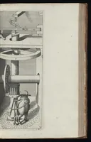 An illustration from La premiere[-seconde] partie des desseins artificiaulx de toutes sortes des moulins : a vent, a l'eau, a cheual & a la main : auec diuerses sortes des pompes & aultres inuentions ... (1617)