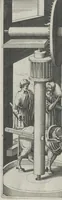 Picture 24 of 37 from La premiere[-seconde] partie des desseins artificiaulx de toutes sortes des moulins : a vent, a l'eau, a cheual & a la main : auec diuerses sortes des pompes & aultres inuentions ... (1617), leaf 317
