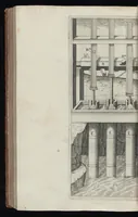 Picture 25 of 37 from La premiere[-seconde] partie des desseins artificiaulx de toutes sortes des moulins : a vent, a l'eau, a cheual & a la main : auec diuerses sortes des pompes & aultres inuentions ... (1617), leaf 333