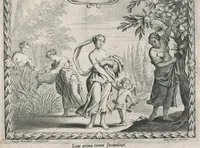 Picture 3 of 5 from Nuptiae Pelei et Thetidos renovatae, hoc est, Auspicatissimum Leopoldi I Romanor. imperat. semp. aug. ... et serenissimae Eleonorae Magdalenae Theresiae ... connubium : symbolicis deorum muneribus honoratum â tribus Societ. Iesu collegijs, Dusseldorpiensi, Marcodurano, et Monasteriensi Eiffliae, itemq[ue] Residentiâ Iuliacensi et 3 mission., anno quo LeopoLDVs seCVnDIS aVspICIIs et praeLIIs reCepIt a gaLLIs phILIppopoLIn (1676), leaf 16
