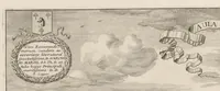 An illustration from Oxonia illustrata, sive, Omnium celeberrimae istius universitatis collegiorum, aularum, bibliothecae Bodleianae, scholarum publicarum, theatri Sheldoniani : nec non urbis totius scenographia (1675)