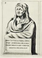 Picture 22 of 37 from Miscellanea eruditae antiquitatis : in quibus marmora, statuae, musiva, toreumata, gemmae, numismata, Grutero, Vrsino, Boissardo, Reinesio aliisque antiquorum monumentorum collectoribus ignota & hucusque inedita referuntur ac illustrantur (1685), leaf 163