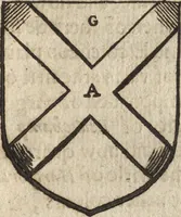 An illustration from The gentlemans exercise, or, An exquisite practise : as well for drawing all manner of beasts in their true portraitures, as also the making of all kinds of colors, to be used in limming, painting, tricking, and blazon of coates, and armes, with divers other most delightfull and pleasurable observations for all young gentlemen and others : as also serving for the necessary use and generall benefit of diuers trades-men and artificers ... (1634)