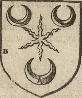 An illustration from The gentlemans exercise, or, An exquisite practise : as well for drawing all manner of beasts in their true portraitures, as also the making of all kinds of colors, to be used in limming, painting, tricking, and blazon of coates, and armes, with divers other most delightfull and pleasurable observations for all young gentlemen and others : as also serving for the necessary use and generall benefit of diuers trades-men and artificers ... (1634)