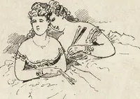 An illustration from La comédie de notre temps ... études au crayon et à la plume (1874)