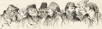 An illustration from La comédie de notre temps ... études au crayon et à la plume (1874)