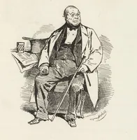 An illustration from La comédie de notre temps ... études au crayon et à la plume (1874)