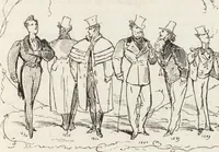 An illustration from La comédie de notre temps ... études au crayon et à la plume (1874)
