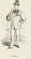 Picture 134 of 551 from La comédie de notre temps ... études au crayon et à la plume (1874), leaf 124