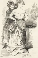 An illustration from La comédie de notre temps ... études au crayon et à la plume (1874)