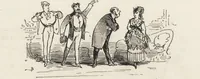 An illustration from La comédie de notre temps ... études au crayon et à la plume (1874)